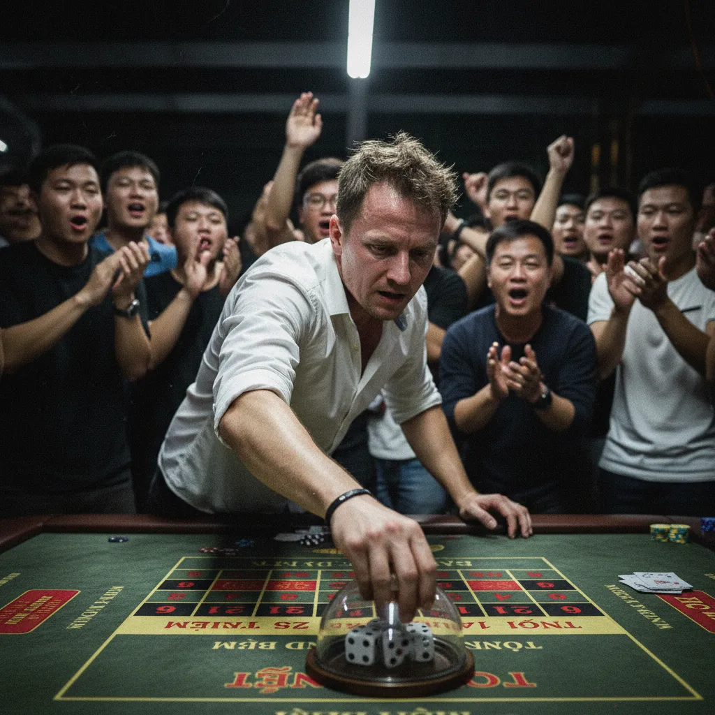 Minh họa chiến lược cược Sic Bo trên bàn cược