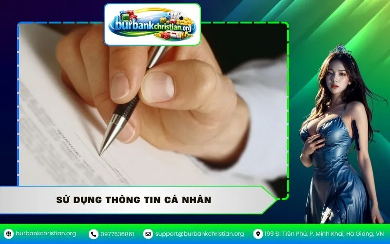Sử Dụng Thông Tin Cá Nhân