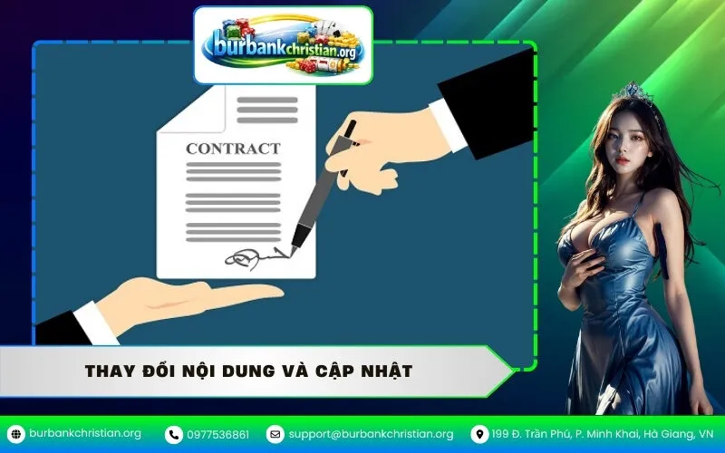 Thay Đổi Nội Dung Và Cập Nhật